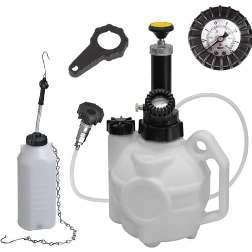 Brake Bleeder Professional 4+1L 4 Piece Main Unit 4 liters Collection Bottle 1 liter E20 adapter and Key Included All Inclusive