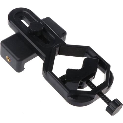 Universal Universal Cell Phone Adapter with Spring Clamp Mount Monocular Microscope Accessories Adapt Telescope Mobile Phone