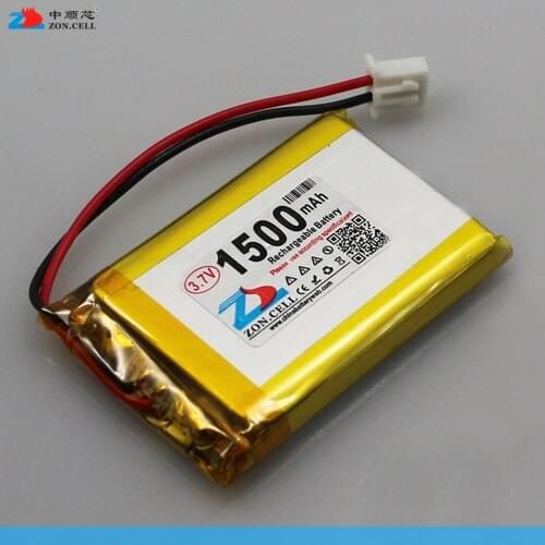 In the shipping core 1500mAh 564445 3.7V lithium polymer battery tester machine tutor 554545 scan code Rechargeable Li-ion Cell