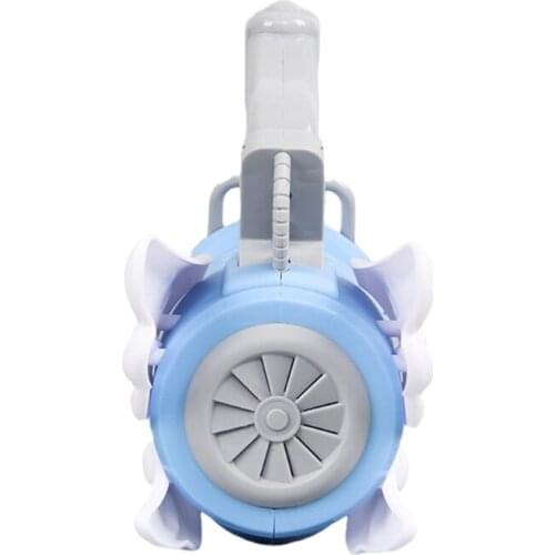 Y4UD 1PC Outdoor Toy for Kid Toddler Automatic Outdoor Bubble Maker Angle Gatling Bubble Toy Bubble Blowing Luminous Toy