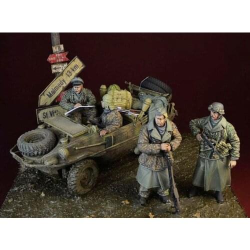 1/35 Resin Figure Model Kit Unassambled Unpainted 1080(NO CAR)