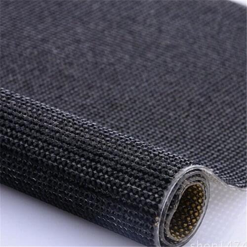 24*40CM Black Jet Crystal Rhinestone Trim Mesh DIY Hotfix Iron On Strass Glass Rhinestone Mesh Garment Hand Craft Decoration