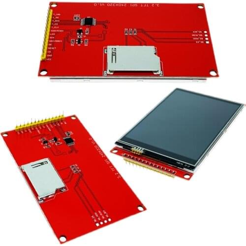 3.2 inch SPI module PCB base board 14 pin wide wide viewing Graphic 240RGB*320 Dot matrix ILI9341 controller 4 wire serial