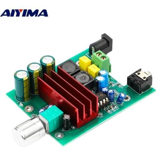 AIYIMA TPA3116D2 Subwoofer Digital Power Amplifier Board TPA3116 Amplifiers 100W Audio Module NE5532 OP AMP 8-25V