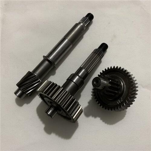 Motorcycle Accessories ZY125T-3-4-5-6 Gear Box Belt Pulley Shaft Tail Teeth Rear Wheel Shaft
