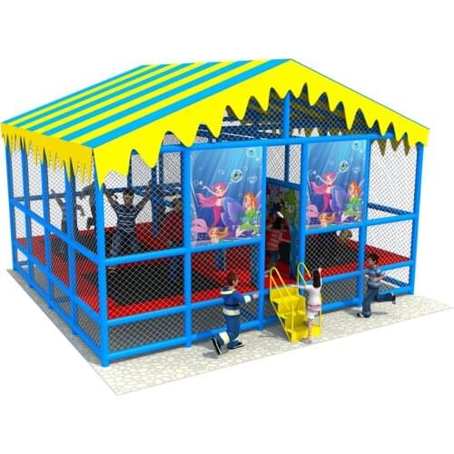 Kids trampoline playground jumping bed