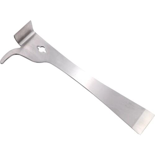 Bee Tool Stainless Steel Thumb Type Beekeeper Hive Scraper Multifunctional Beekeeping Bee Scraper Cut Honey Knife