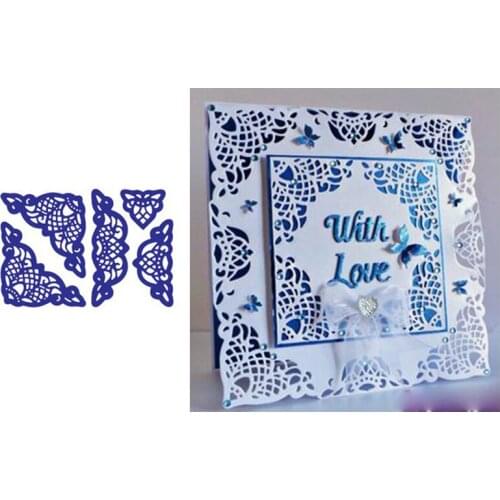 Elegant Trellis Lace Edge Frame Metal Cutting Dies Stencils 2019 for DIY Scrapbooking Decorative Embossing Paper Card Crafts