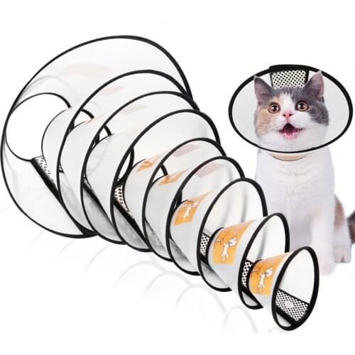 Elizabeth Anti-bite Pet Dog Collar Wound Healing Cone Neck Protection Cover Prevent Bite Pet Medical Collar Puppy Accessories
