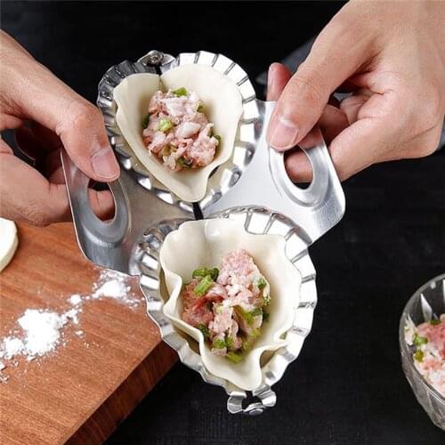Dumpling Mold Stainless Steel Dual-mold Non-stick Dumpling Maker Dumpling Tool