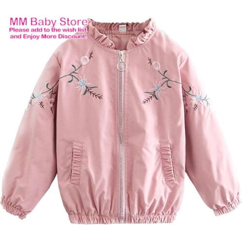 2021 Spring Autumn New Jacket Girls Fashion Cartoon Kids Children Jacket Zipper Cardigan Jacket Coat Girls 1-10 Years Jacket