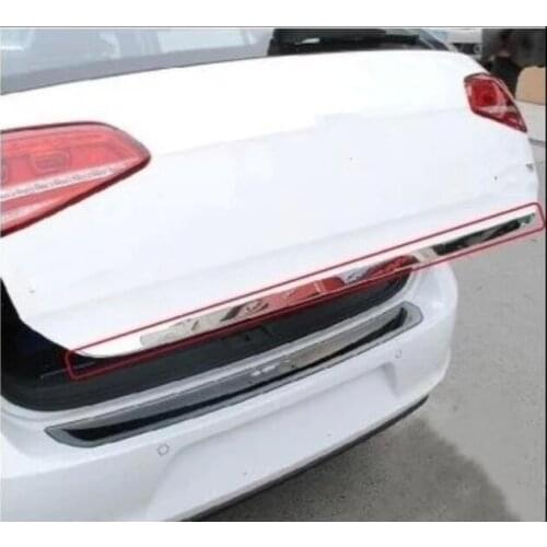 Fit for Golf MK 6/ MK7 2014 2015 2016 Stainless Steel Rear Tailgate Trunk Lid Cover Trim 1 Pcs car Accessories