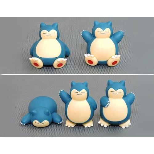 Pokemon Mini Action Figure Kabigon Monster Model Toy Pikaqiu Figure Doll anime figure hot toy for kid gift home decoration