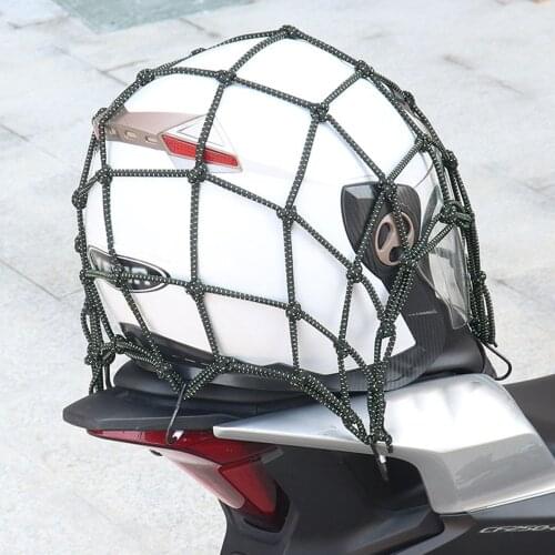 New Large Capacity Motorcycle Helmet Mesh Net Protective Gears Luggage Hooks Motorcycle Accessories Organizer Recommend