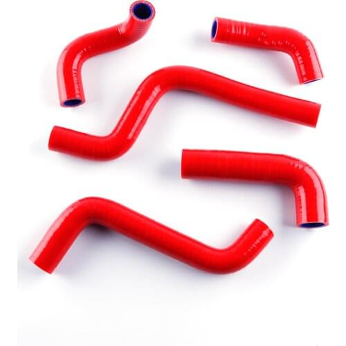 Silicone Rubber Radiator Custom Molded Hose Pipe Tube Kit For Kawasaki Ninja ZX6R ZX600 C 1989-1997