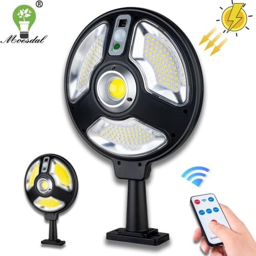 Super Bright Solar Light Outdoor Waterproof Wall Lamp Patio Lights with Human Sensor Automatic Light 3000mAh Long Battery Life