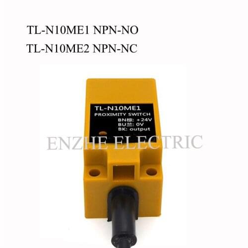 TL-N10M DC three wire NPN-NO/NC Non-screen shield type general cormer column approach Switch set distance 0-8mm IP67