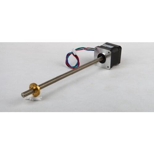 EU FREE! Wantai 1pc Nema 17 Stepper Motor 300mm stroke travel DIY CNC Robot reprap 3D printer 42BYGHW609L300 CE ROHS