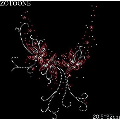 ZOTOONE Strass Crystals HotFix Flatback Rhinestones for Clothes Wedding Dress Sewing Rhinestone Applique Stickers Cyrkonie E