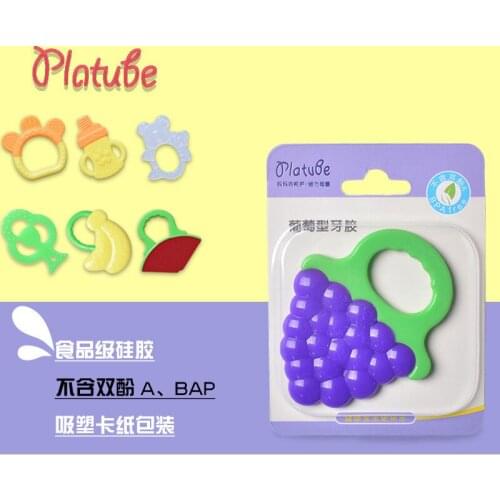 Dental Gum Baby Bite Glue Fruit Silicone Molars Stick Baby Tooth Fixer Baby Toys
