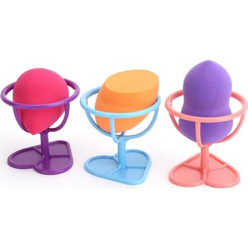 1/ 3pcs Makeup Beauty Egg Powder Puff Sponge Display Stand Drying Holder Rack Cosmetic Sponge Puff Holder Storage Bracket Tools