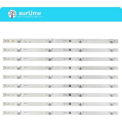 1SET=9PCS LED backlight 4 lamps 4C-LB5504-HR17J 4C-LB5504-HR18J 55HR330M04B5 V4 for 55T1YP 55BC7600 55U6780C screen LVU550ND1L