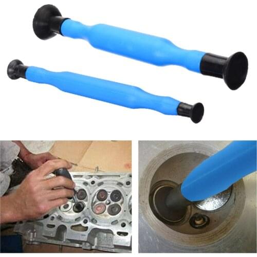 1 Pair Valve Lapping Sticks Valves Dust Grinding Tool Plastic Grip with Suction Cup for Auto Motorcycle Cylinder Engine