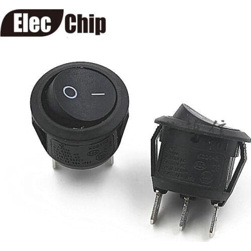 5PCS /LOT KCD1-201 three-two round rocker switch 6A250V 20MM