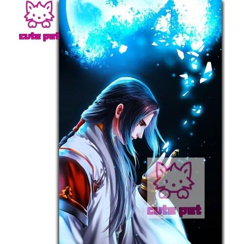 Diamond Embroidery Qin Shi Ming yue sale DIY Needlework Guene 5D Diamond Painting Cross Stitch Full Mosaic puzzle Home Decor