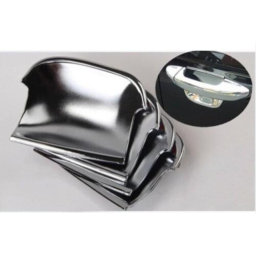 For VW PASSAT B6 3C CC 2006 2007 2008 2009 2010 New Chrome Car Door Handle Cup Bowl Cover Trim Free Drop Shipping 4pcs