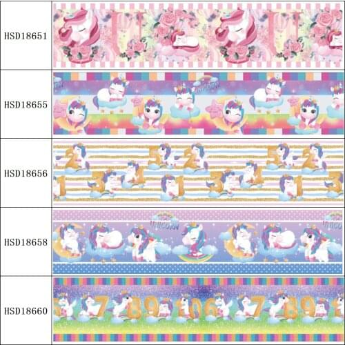 HSDRibbon free shipping 3" 75mm heat transfer printed hsd-design series Grosgrain Ribbon 50Yards/Roll