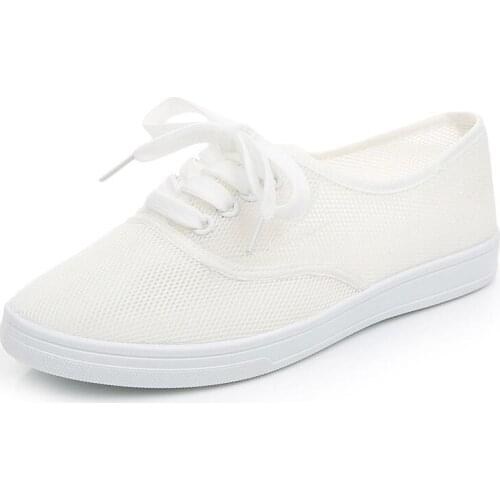 Cheap 2021 Women Tennis Shoes Ultra-light Outdoor Fitness Sports White Female Jogging Sneakers Comfort Trainers Soft Tenis Mujer