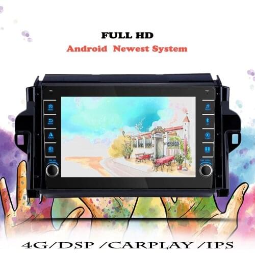 Multimedia Player Car Auto Radio For Toyota Fortuner 2 2015 2016 2017 2018 2019 2020 Android Navigation GPS 2 din DVD Cassette