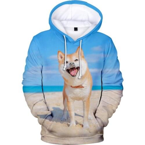 New Loves Hoodies Shiba Inu My name is single dog 3D Hoodies Men Women Funny Sweatshirts Harajuku High Quality Hoodies Pullovers
