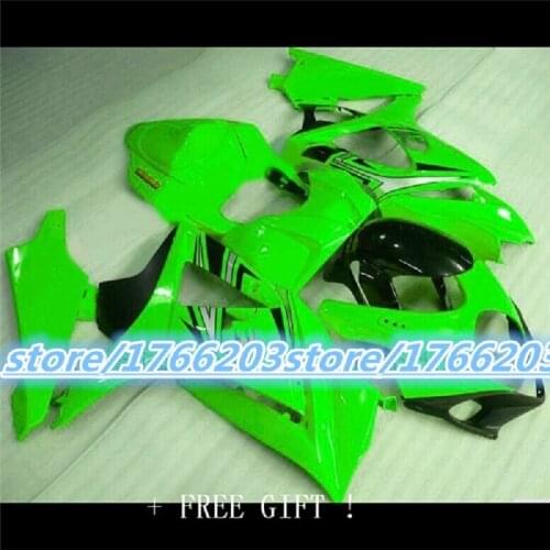 Green black ABS Fairing Kit Fit For SUZUKI GSXR1000 2007-2008for SUZUKI GSXR1000 07 08 fairings