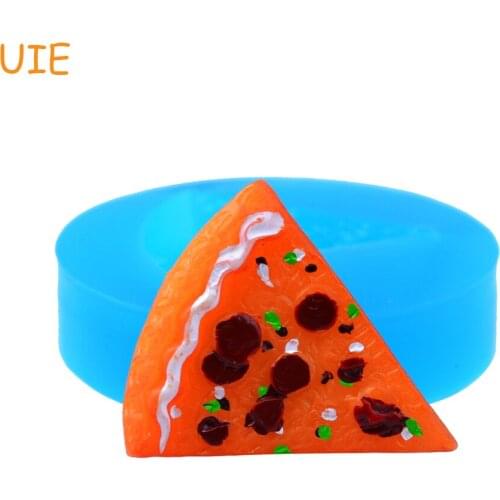 GYL563U 34.8mm Cake Slice Flexible Silicone Mold - Cake Decorating, Dessert, Fondant, Cookie Biscuit, Chocolate, Gum Paste Resin