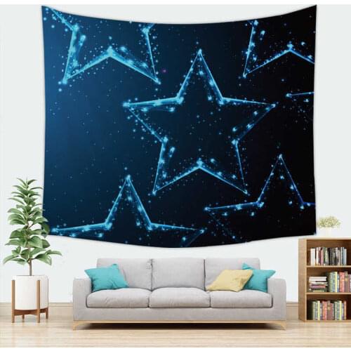 Star Pink Color Flower Moon Carpet Mat Wall Hanging Tapestry Bohemian Home Decor 100x70cm 150x130cm 150x150cm 200x150cm