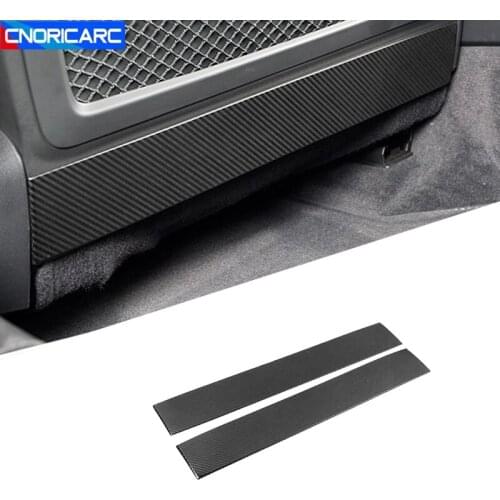 Car Styling Stainless Steel Seat Anti-kick Protection Panel Cover Trim For Audi A6 C8 2019-20 Auto Interior Accessories