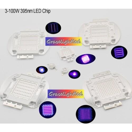 3W 5W 10w 20w 30W 50w 100W 395NM UV Ultra Violet High power LED for Aquarium