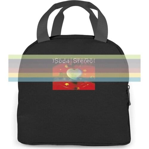 SODA STEREO dynamo vinyl cd cover SMALL MEDIUM LARGE or /Boy women men Portable insulated lunch bag adult