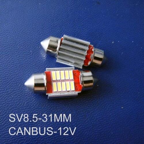 High quality 12V 31mm Auto Festoon Led Lamps CANBUS Error Free Led Car Interior Dome Lamp Reading Bulbs free shipping 10pcs/lot
