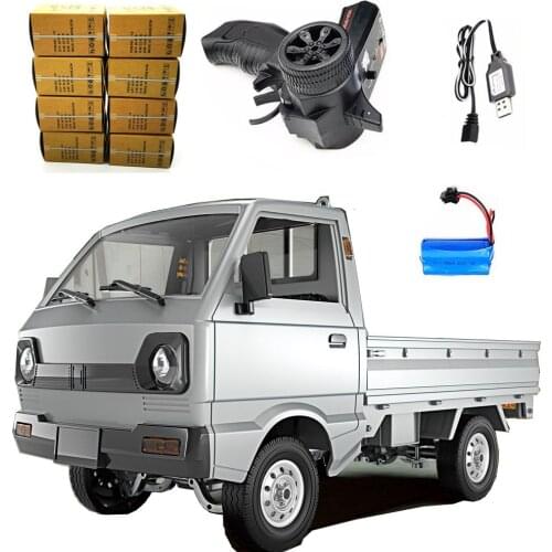 WPL D12 1/10 2.4G 2WD Truck Crawler Off Road Remote Control RC Car Vehicle Models Toy