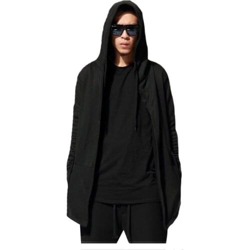 VERSMA Japanese Harajuku Suga Kpop Long Oversized Hoodie Sweatshirt Men Women Hip Hop Hood Gothic Punk Sweatshirts for Couples