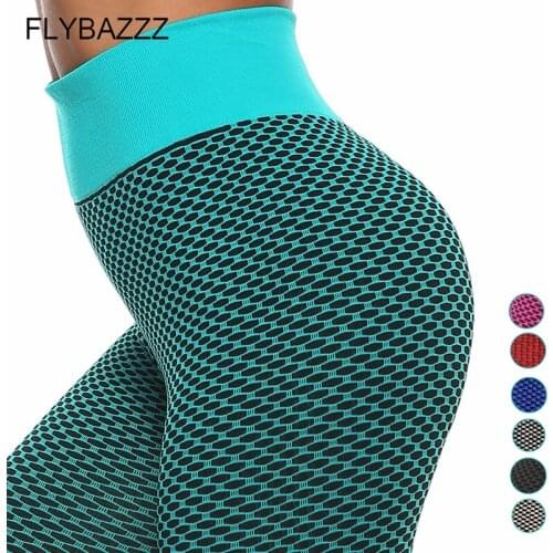 Womens Seamless Yoga Leggings High Waist Tummy Control Yoga Pants Push Up Workout Sports Leggings Textured Booty Tights Joggers