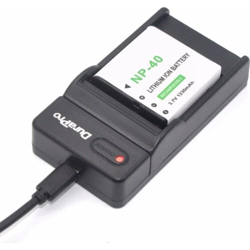 1pcs NP-40 NP 40 NP40 Rechargeable Li-ion Battery + USB Charger for Casio EX-Z400 FC100 FC150 FC160S P505 P600 P700 Z300 Z600 EX