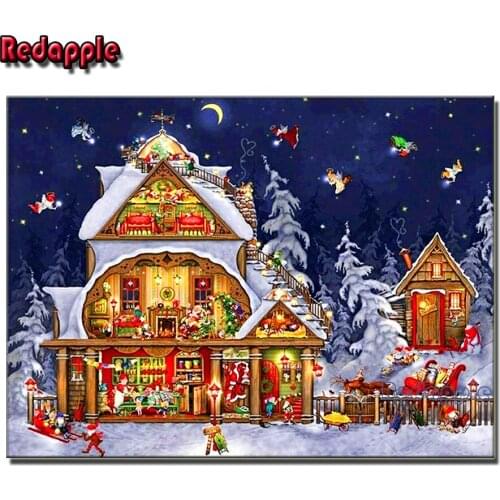 5D Diamond Painting Cartoon Snowman Full Drill Square Round Diamond Embroidery Santa Claus Picture Rhinestone Christmas Gift art