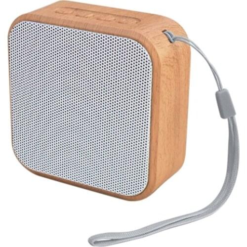 A70 Portable Wood Grain Bluetooth Wireless Speaker with Long Battery Life Outdoor