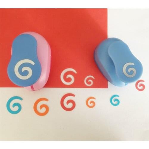 Free Ship Screw (1pc 5/8" and 1pc 1") hole punch set child gift Craft Scrapbooking Paper Puncher Espiral Shaped Craft Punches