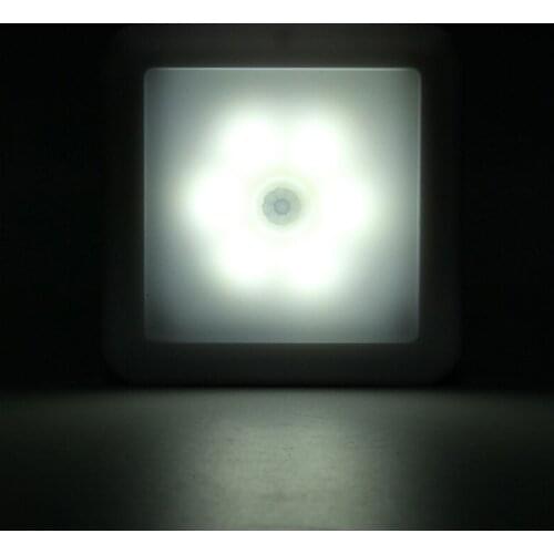 Wireless LED Sensor Night Light Lamp PIR Infrared Motion Sensor Light Wall Lamp Cabinet Stairs Pathway Light