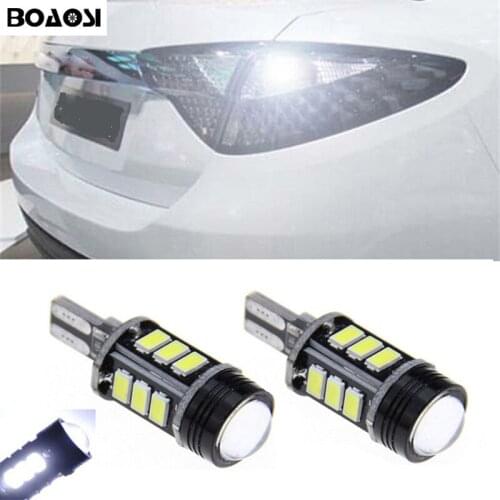 BOAOSI 2x T15 Car Canbus Rear Reversing Tail Light Bulbs For Renault Fluence Koleos Laguna III Laguna III Tourer